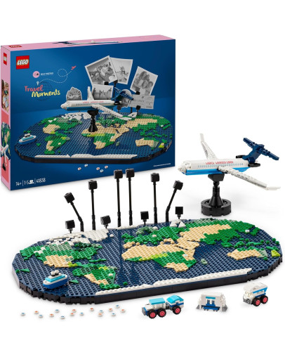 LEGO Družinski potovalni trenutki Zemljevid sveta številka 41838