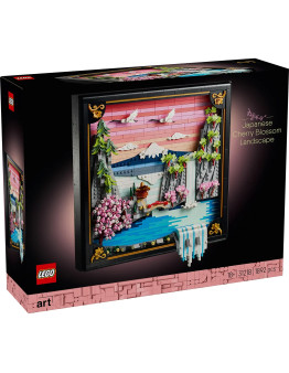 LEGO Art Pokrajina z japonskimi češnjevimi cvetovi številka 31218