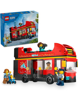 LEGO City Rdeči dvonadstropni turistični avtobus številka 60407