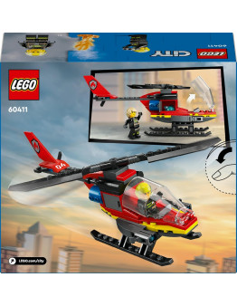LEGO City Gasilski reševalni helikopter številka 60411