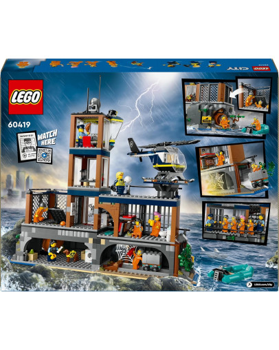 LEGO City Policijski otok z zaporom številka 60419