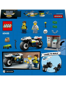 LEGO City Policijski lov z motorjem številka 60455