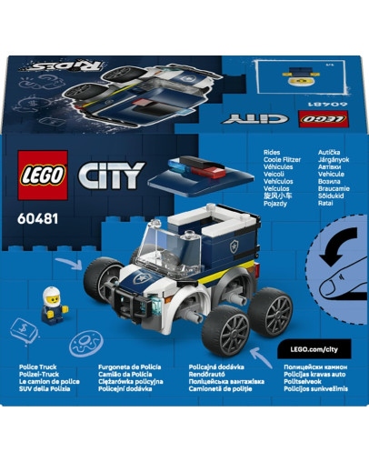 LEGO City Rides Policijski tovornjak številka 60481