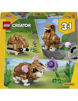 LEGO Creator 3 v 1 Prisrčen hrček s cvetom številka 31376