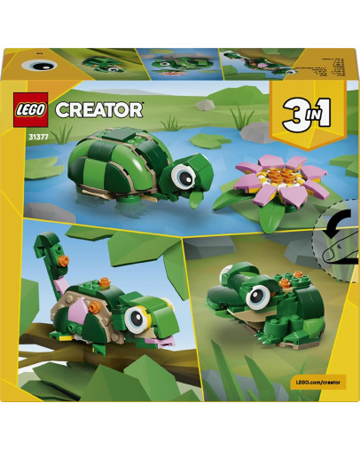 LEGO Creator 3 v 1 Želva z lokvanjem številka 31377