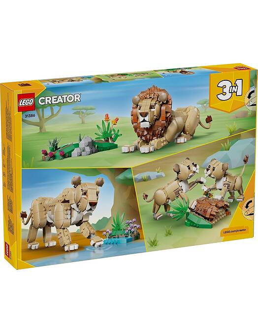 LEGO Creator 3 v 1 Divje živali Veličastni lev številka 31386