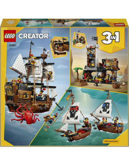 LEGO Creator 3 v 1 Ikonična gusarska ladja številka 31387