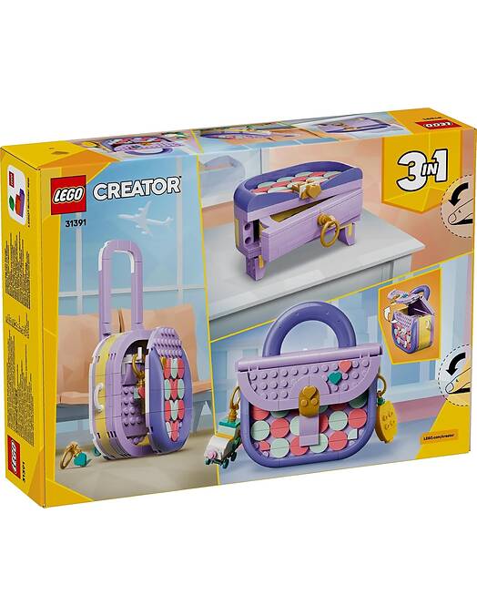 LEGO Creator 3 v 1 Umetniška modna torba s prostorom za shranjevanje številka 31391