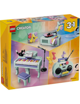 LEGO Creator 3 v 1 Glasbeni dekor klavir z mačko številka 31392