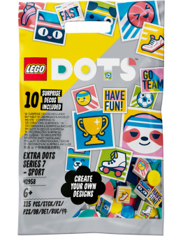 LEGO DOTS Dodatki DOTS serija 7 Šport številka 41958