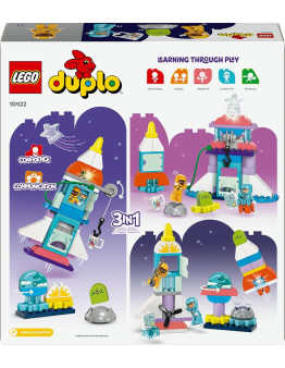 LEGO DUPLO 3 v 1 Pustolovščina z raketoplanom številka 10422