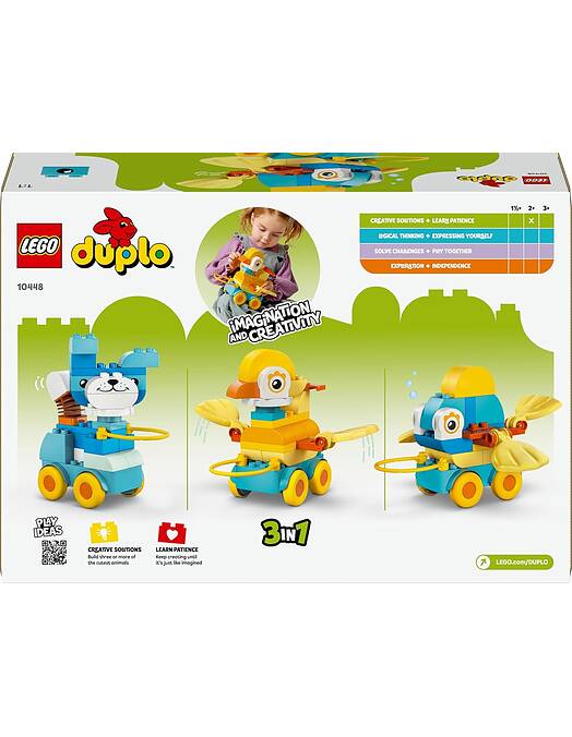 LEGO DUPLO 3 v 1 Živali na kolesih številka 10448