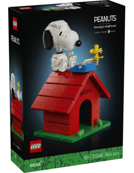 LEGO Ideas Peanuts Snoopyjeva pasja uta številka 21368