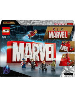 LEGO Marvel Logotip MARVEL in minifigure številka 76313