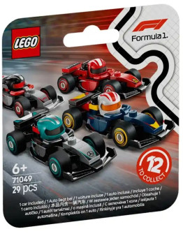 LEGO F1 Zbirateljski dirkalniki Skrivnostna škatla številka 71049
