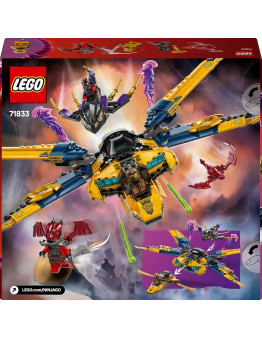 LEGO NINJAGO Rasov in Arinov super nevihtni reativec številka 71833