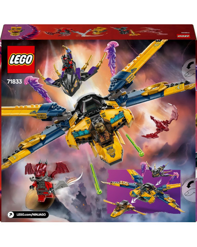 LEGO NINJAGO Rasov in Arinov super nevihtni reativec številka 71833