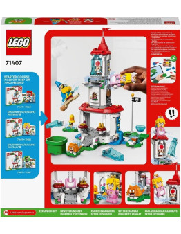 LEGO Super Mario Obleka Cat Peach in zamrznjeni stolp razširitveni komplet številka 71407