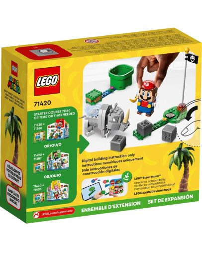 LEGO Super Mario Nosorog Rambi razširitveni komplet številka 71420
