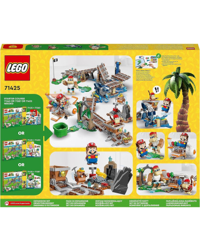 LEGO Super Mario Vožnja z rudarskim vozičkom Diddyja Konga razširitveni komplet številka 71425