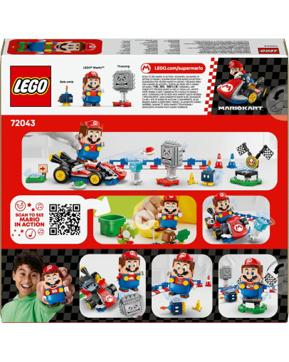 LEGO Super Mario Mario Kart Interaktivni Mario in standardni gokart številka 72043
