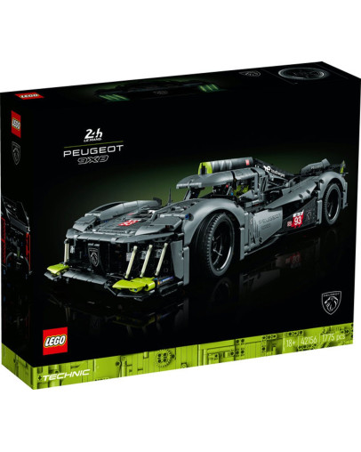LEGO Technic PEUGEOT 9X8 24H Le Mans Hybrid Hypercar številka 42156