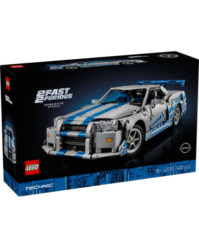LEGO Technic 2 Fast 2 Furious Nissan Skyline GT-R R34 številka 42210