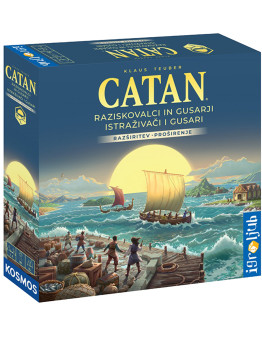 Namizna družabna igra Catan Raziskovalci in gusarji razširitev