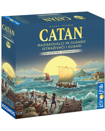 Namizna družabna igra Catan Raziskovalci in gusarji razširitev