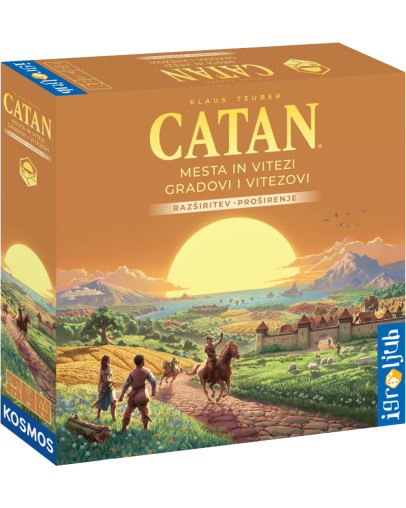 Namizna družabna igra Catan Mesta in vitezi razširitev