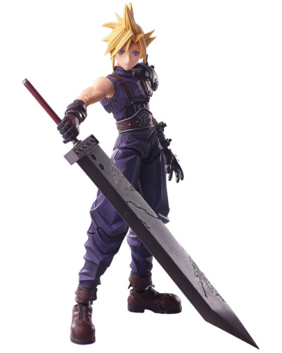 Final Fantasy 7 Cloud Strife Digital Plus Edition Bring Arts akcijska figura