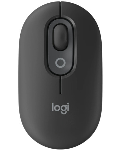 Logitech POP Mouse grafitna brezžična miška