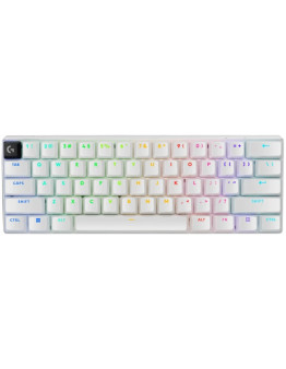 Logitech PRO X 60 LIGHTSPEED Tactile bela brezžična igralna tipkovnica s slovenskimi tipkami