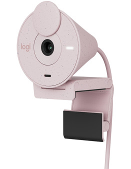 Logitech Brio 300 roza žična spletna kamera
