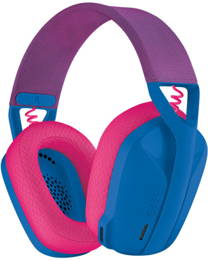 Logitech G435 LIGHTSPEED modre brezžične igralne slušalke