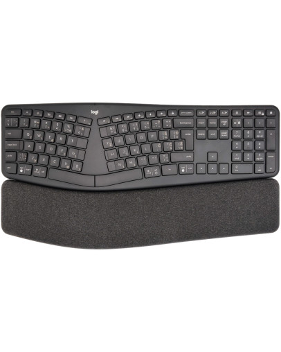 Logitech ERGO K860 grafitna brezžična ergonomska tipkovnica s slovenskimi tipkami
