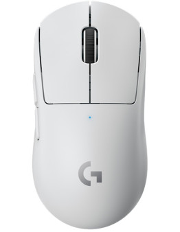 Logitech G PRO X SUPERLIGHT bela brezžična igralna miška