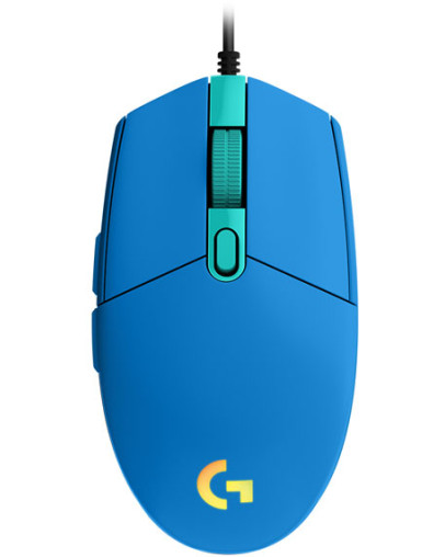 Logitech G102 LIGHTSYNC modra žična igralna miška