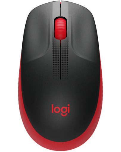 Logitech M190 rdeča brezžična miška