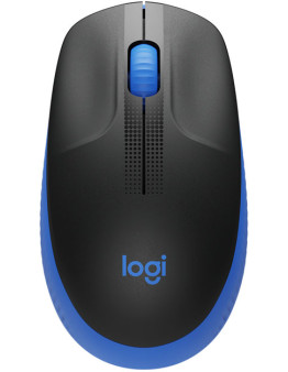 Logitech M190 modra brezžična miška