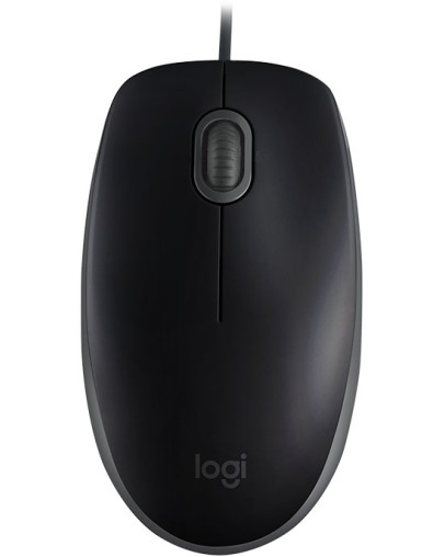 Logitech B110 Silent črna žična miška