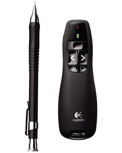 Logitech R400 brezžični predvajalnik z rdečim laserjem