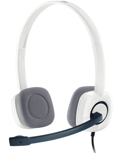 Logitech H150 bele žične slušalke