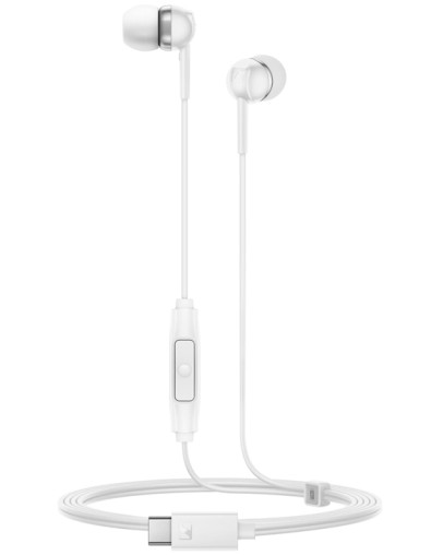 Sennheiser CX 80U USB-C bele žične slušalke z mikrofonom