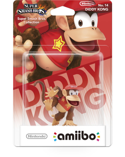 Amiibo Diddy Kong številka 14 (Super Smash Bros)