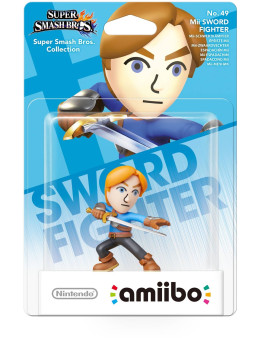 Amiibo Mii Sword Fighter številka 49 (Super Smash Bros)
