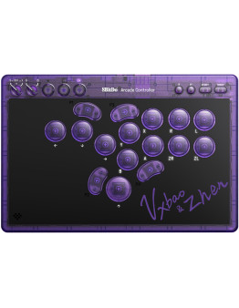 8BitDo Arcade vijoličen brezžični arkadni igralni plošček