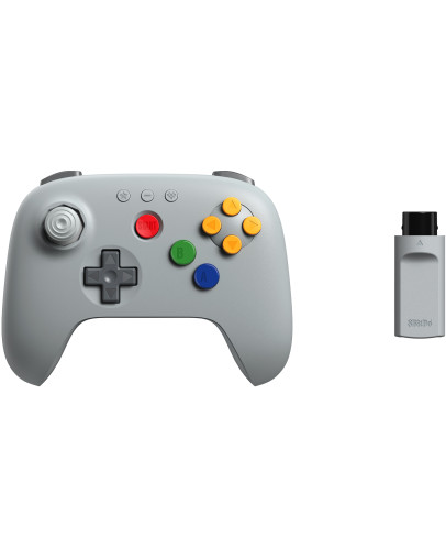 8BitDo 64 2.4G siv brezžični igralni plošček