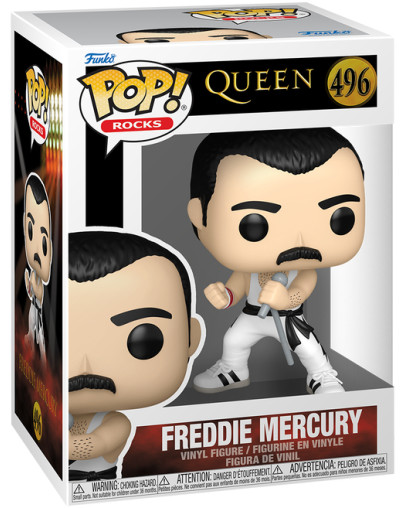 Funko Pop Rocks Queen Freddie Mercury White Singlet