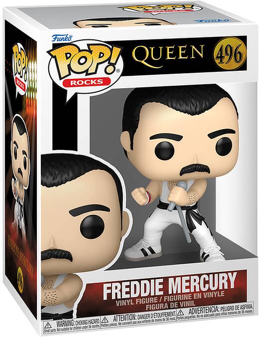 Funko Pop Rocks Queen Freddie Mercury White Singlet